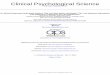 Clinical Psychological Science - · PDF fileAdditional services and information for Clinical Psychological Science can ... ral-perspective LS ... (e.g., Sbarra, Emery, Beam, & Ocker,