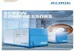 SCREW COMPRESSORS - ALMiG service and maximum availability ... SCREW COMPRESSORS + Maximum reliability in continuous ... stages they achieve a specific performance which is at