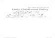 The SAGE Handbook of Early Childhood Policy · PDF fileA catalogue record for this book is available from the British Library ... Linda Miller, Claire Cameron, ... Nicole Klinkhammer