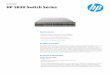 HP 5830 Switch Series - · PDF fileHP 5830 Switch Series. 2 Data sheet ... On Gigabit Ethernet and 10 Gigabit Ethernet ports ... redundant hot-swappable AC or DC power and fans Manageability