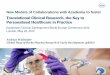 Translational Clinical Research, the Key to Personalised · PDF file · 2015-02-09Translational Clinical Research, the Key to ... Prevention gantenerumab Current treatments ... interest