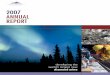 2007 ANNUAL · PDF file2007 ANNUAL REPORT developing the ... f d I n c. www .mountainprovince ... developing the world’s largest new diamond mine MOUNTAIN PROVINCE DIAMONDS INC