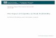 Working Paper/Document de travail 2010-38 · PDF fileResults suggest that profitability is improved for banks that hold some liquid assets, ... Liquid assets are generally included