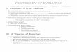 THE THEORY OF EVOLUTION - WikispacesEvolution+Notes.pdf · THE THEORY OF EVOLUTION ... III. Natural Selection: ... What is the difference between a vestigial structure and homologous