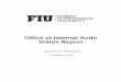 Office of Internal Audit Status Report of Internal Audit Status Report -02... · relating to University personal property accounting that ... Office of Internal Audit Status Report