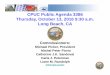 CPUC Public Agenda 3386 Thursday, October 13, 2016 · PDF fileCPUC Public Agenda 3386 Thursday, October 13, 2016 9:30 a.m. ... and to the Republic for which it stands, ... • Emissions
