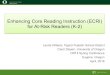 Enhancing Core Reading Instruction (ECRI) for At-Risk ... · PDF fileEnhancing Core Reading Instruction (ECRI) for At-Risk Readers (K-2) Laurie Dilbeck, Tigard-Tualatin School District