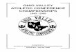 OHIO VALLEY ATHLETIC CONFERENCE · PDF fileOHIO VALLEY ATHLETIC CONFERENCE CHAMPIONSHIPS 1943 ... School District into McMechen High School - 1894) ... The Linsly School WNBA, New