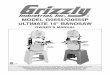 MODEL G0555/G0555P ULTIMATE 14 BANDSAW - Grizzlycdn0.grizzly.com/manuals/g0555p_m.pdf · Note: The Polar Bear Model G0555P is the same ... On/Off Push Button Switch Voltage ... ISO