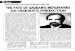 THE FATE OF SADDAM'S MERCINARIES AN INSIDER'S PREDICTION feb2004.pdf · THE FATE OF SADDAM'S MERCINARIES AN INSIDER'S PREDICTION ... Mojahedin at that time were a gift Deputy 