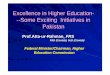 Excellence in Higher Education- --Some Exciting ... · PDF fileSDH/PDH (525/622 Mb/s) backbone being upgraded to ... Series of international lectures (nation-wide) ... Complete equivalence