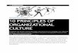 ORGANIZATIONS & PEOPLE 10 PRINCIPLES OF ORGANIZATIONAL CULTUREpublicaffairs-sme.com/.../01/10PrinciplesofOrganizationalCulture.pdf · 10 PRINCIPLES OF ORGANIZATIONAL CULTURE ... To