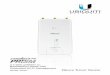 2.4 GHz airMAX - Ubiquiti Networks GHz airMAX® ac BaseStation Radio with Dedicated Wi-Fi Management Model: R2AC Gigabit PoE (24V, 0.5A) Quick Start Guide with Mounting Bracket Power