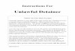 Unlawful Detainer - Fresno County Superior Court Packets/English versions... · Next, the Summons, Complaint, and a blank Answer must be served on each tenant in a manner ... Form