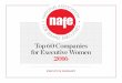 Top 60 Companies for Executive Women 2016 - Working · PDF fileTop 60 Companies for Executive Women 2016 EXECUTIVE SUMMARY ... Freddie Mac General Mills General Motors Grant Thornton