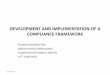 DEVELOPMENT AND IMPLEMENTATION OF A COMPLIANCE FRAMEWORKacuteinnovation.com/iac/conference/presentations/PrabhaS.pdf · development and implementation of a compliance framework prabha