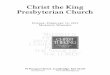 Christ the King Presbyterian Church · PDF file- Sufjan Stevens, ‘The Transfiguration