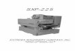 SXP-225 - extremausa.com & Lower Limit Switches for Pressure Mechanism 19 ... Adjust V-Belt Tension for Elevation Drive Motor ... The SXP-225 Double Sided Planer is specially designed