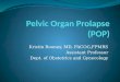 Pelvic Organ Prolapse (POP) - University of Nebraska · PPT file · Web view · 2018-02-20Pelvic Organ Prolapse(POP) Kristin Rooney, MD, FACOG,FPMRS. Assistant Professor. Dept. of