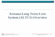 Arizona Long Term Care System (ALTCS) Overviewmedicaiddirectors.org/wp-content/uploads/2015/08/trends_in...ICF/MR - Intermediate Care Facility for Mental Retarded NF - Nursing Facility