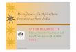 Microfinance for Agriculture: Perspectives from · PDF fileMicrofinance for Agriculture: Perspectives from India ... Amalgamation process of RRBs going on. ... Pioneered by Aligarh