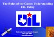 The Rules of the Game: Understanding UIL Policy Sports Updates/2014-15/Cheer_2014.pdfThe Rules of the Game: Understanding UIL Policy . ... Fine Art with TEKS) during the same school