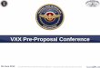 VXX Pre-Proposal Conference - Defense Innovation · PDF fileAIR-4.10E NAVAIR Public Release #2013-490 Distribution Statement A - Approved for public release; distribution is unlimited