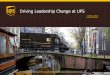 Driving Leadership Change at UPS - c.ymcdn.comc.ymcdn.com/sites/ · PDF file© 2015 United Parcel Service of America, Inc. UPS, the UPS brandmark, the color brown and photos are trademarks
