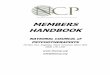 MEMBERS HANDBOOK - - The National Council of ...thencp.org/.../uploads/2016/01/Members-Handbook-2016a.pdfNCP/ICP Members Handbook 2016 MEMBERSHIP When joining the National Council