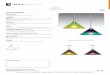 JADE - Besa · PDF fileCone-shaped shade shall be made of prismatic glass in various bicolor decors. 5.5” Dia. x 2.5” H ... Jade LED Pendant, Emerald/Gold Shade, Satin Nickel Finish