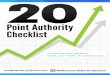 Website Authority Checklist - s3.amazonaws.com Website Checklist.pdf 15 Practise reputation management
