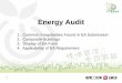 Energy Audit - EMSD (EA).pdf · Energy Audit 1 1. Common Irregularities Found in EA Submission 2. Composite Buildings 3. Display of EA Form 4. Applicability of EA Requirement