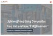 LightweightingUsing Composites: Rise, Fall and Now ... · PDF fileLightweightingUsing Composites: ... Intelligent structure with advanced materials ... • Dissimilar Materials Joining