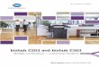 bizhub C253 C353 Brochure - Cardwell's Copier Service & · PDF fileVersatile finishing choices Finishing on a multifunctional colour and b/w device has never been so flexible! The