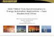 IEEE 1588v2 Time Synchronization in Energy Automation Applications · PDF file · 2012-02-111 IEEE 1588v2 Time Synchronization in Energy Automation Applications – Case Studies from