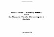 AMD K86 Family BIOS TM and Software Tools Developers Guidejesman/BigSeti/ftp/Microprocesadores/Amd/... · BIOS Consideration Checklist ... AMD K86™ Family BIOS and Software Tools