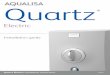 Quartz - Aqualisa Showers · PDF fileQuartz Electric is a surface mounted instantaneous ... Cables which are chased into the wall must be protected by the use ... rating chart for