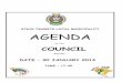 STEVE TSHWETE LOCAL MUNICIPALITY AGENDA - … Agenda Jan 2014.pdf · 1 opening 2 applications for ... rietfontein 286 js : parking purpose ..... 23 c20/01/2014 land: application to