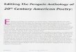 The Penguin Anthology of - people.Virginia.EDUpeople.virginia.edu/~rfd4b/interviews/2011/writers-chronicle... · editing The Penguin Anthology of 20th Century American Poetry. 
