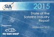 State of the Satellite Industry Report - · PDF file$50 $100 $150 $200 $ ... • Satellite industry revenue was $203 billion in 2014 ... • Commercial satellite meteorology on the