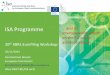 ISA Programme  and its -  · PDF fileISA Programme th XBRL Eurofiling Workshop ... Model] are also subject to 