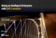 Being an Intelligent Enterprise with SAP Leonardo Utilities Travel and ... SAP Cloud Platform Microservices Open APIs Flexible Runtimes Integration ... one pricing approach