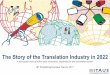The Story of the Translation Industry in 2022 · PDF fileThe Story of the Translation Industry in 2022 ... Systran Goes Neural, ... Free and Premium Many new start-ups
