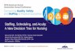 Staffing, Scheduling, and Acuity: A New Decision Tree for · PDF file · 2016-03-08Staffing, Scheduling, and Acuity: A New Decision Tree for Nursing Mary Jo Assi, DNP, RN, ... •