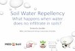 Soil Water Repellency - Weeblyantoniojordan.weebly.com/uploads/2/2/2/8/22283836/swr_uwa.pdfSoil Water Repellency What happens when water does no infiltrate in soils? Antonio Jordán