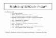 Models of SHGs in India* - · PDF file• VVV - Vikas Volunteer Vahini / Kissan Clubs * Rakesh Malhotra, District Development Manager, NABARD, Bareilly. Explanation of Legends DRDA