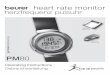 heart rate monitor herzfrequenz pulsuhr - Beurer · PDF fileheart rate monitor herzfrequenz pulsuhr PM80 ... This heart rate monitor serves to measure the human pulse. By ... 220-40