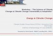 Energy & Climate Change - University of the West Indies · PDF file · 2017-09-22Energy and Climate Change Workshop - “The Science of Climate Change & Climate Change Vulnerability