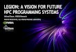 LEGION: A VISION FOR FUTURE HPC PROGRAMMING SYSTEMS …images.nvidia.com/.../pdfs/SC5117-future-hpc-programming-legion.pdf · Michael Bauer, NVIDIA Research Patrick McCormick, Los
