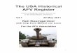 The USA Historical AFV Registerthe.shadock.free.fr/USA_AFVs_2011.pdf · The USA Historical AFV Register is intended to provide a cataloging of all of ... Many of these vehicles donated